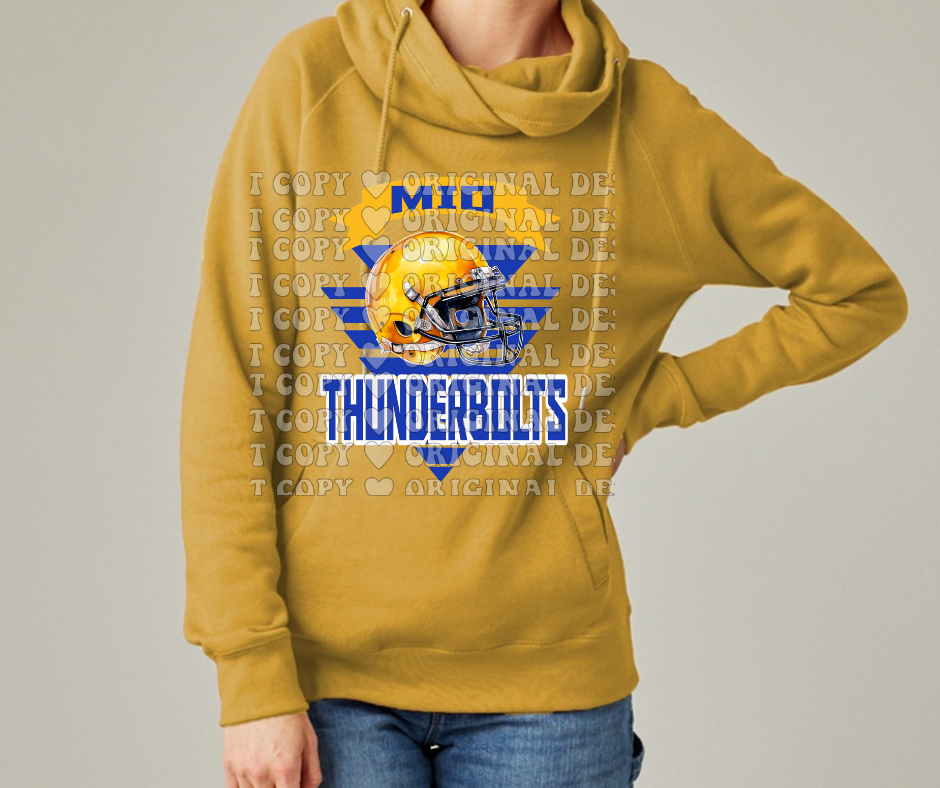 Thunderbolts Banner Cowl Neck Top Options Mio Thunderbolts 2025