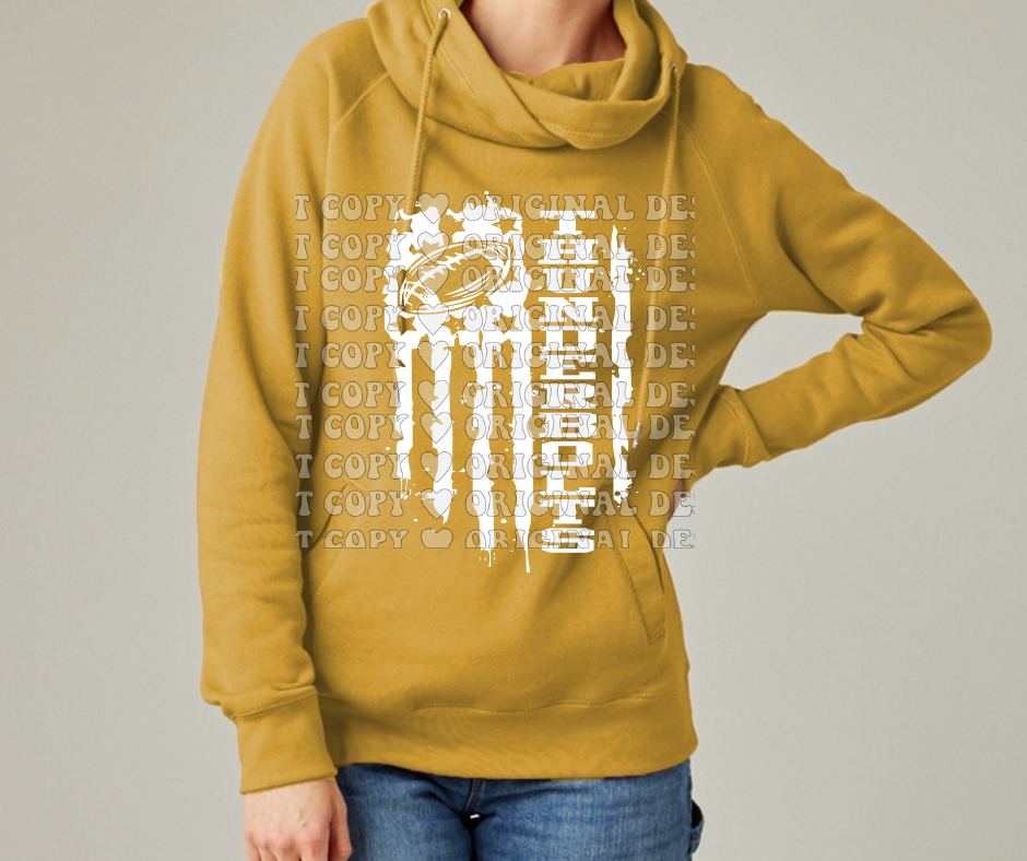 Thunderbolts Football Cowl Neck Top Options Mio Thunderbolts 2025