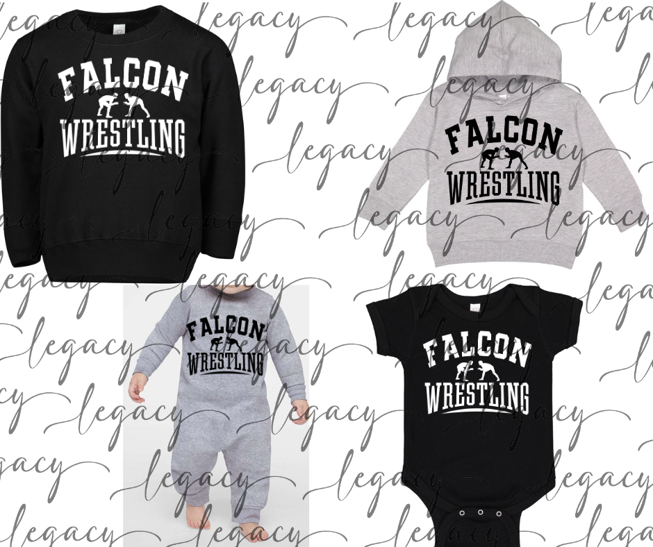 Falcons Wrestling toddler & Infant apparel Options Falcon Wrestling 2025