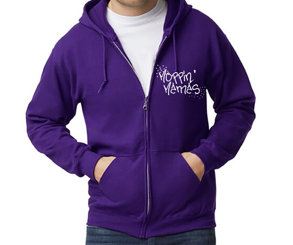 Moppin Mama's Colorful Full Zip Hoodies