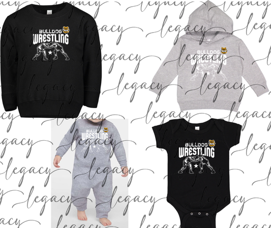 Bulldog Wrestling Wrestlers Toddler & Infant apparel Options Bulldogs 2025