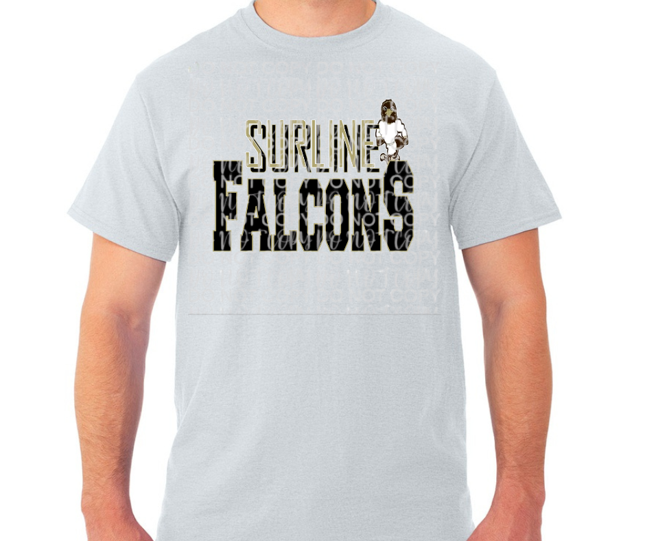 Ogemaw Falcons 2025 Surline Falcons Cotton/Poly Blend Top Options