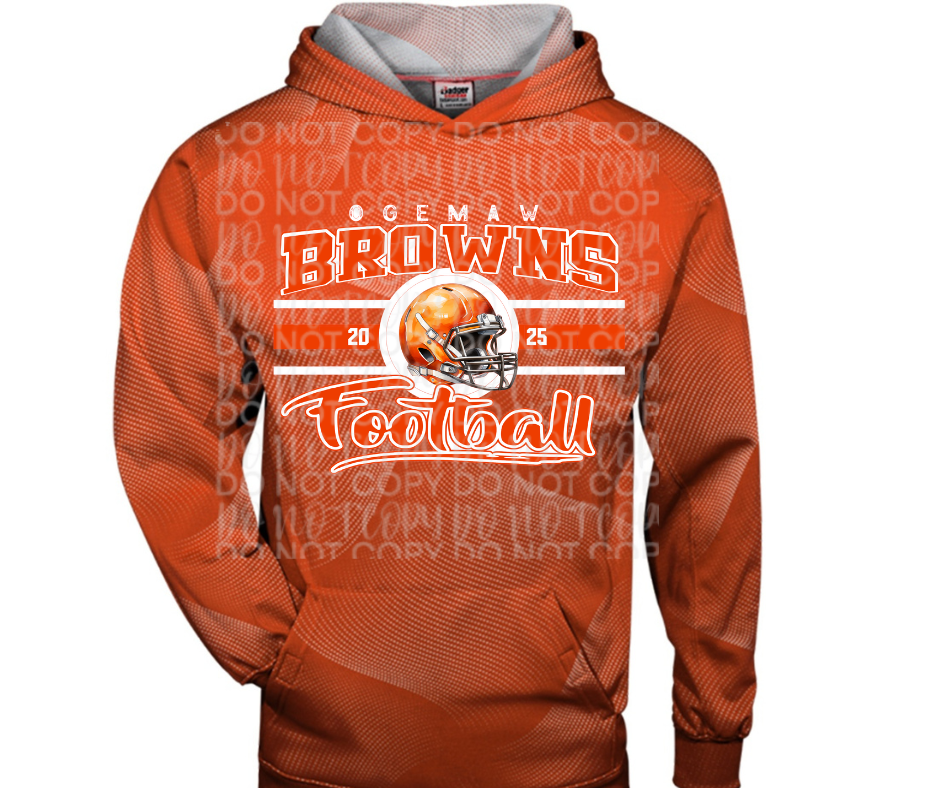 Ogemaw Browns 2025 Browns Vintage Specialty Name Brand Hoodie Options