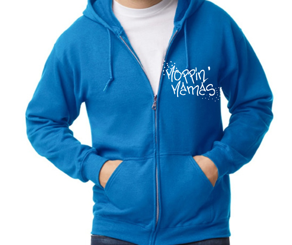 Moppin Mama's Colorful Full Zip Hoodies