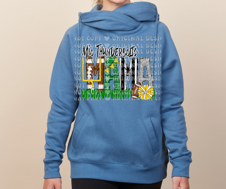 Thunderbolts Mama with optional sleeve detail Cowl Neck Top Options Mio Thunderbolts 2025