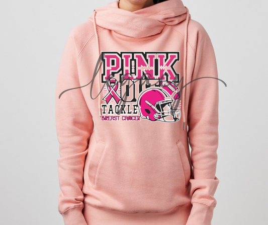 Pink Out Football Cowl Neck Top Options Falcon Pink Out Football Ogemaw Browns 2025