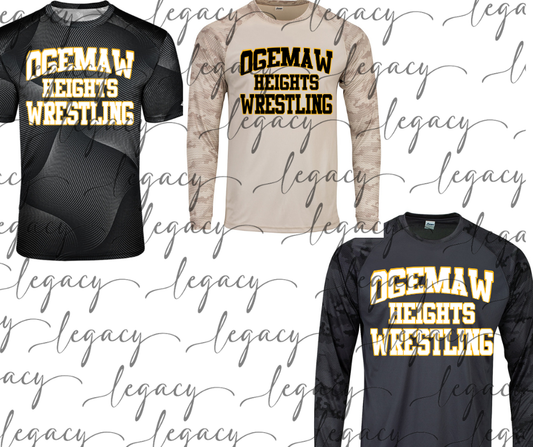 Ogemaw Heights Wrestling Performance Dri Fit Top Options Falcon Wrestling 2025