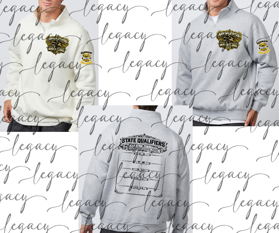 1/4 Zip Unisex & Womens Top Options Bulldog NEMWA States 2026