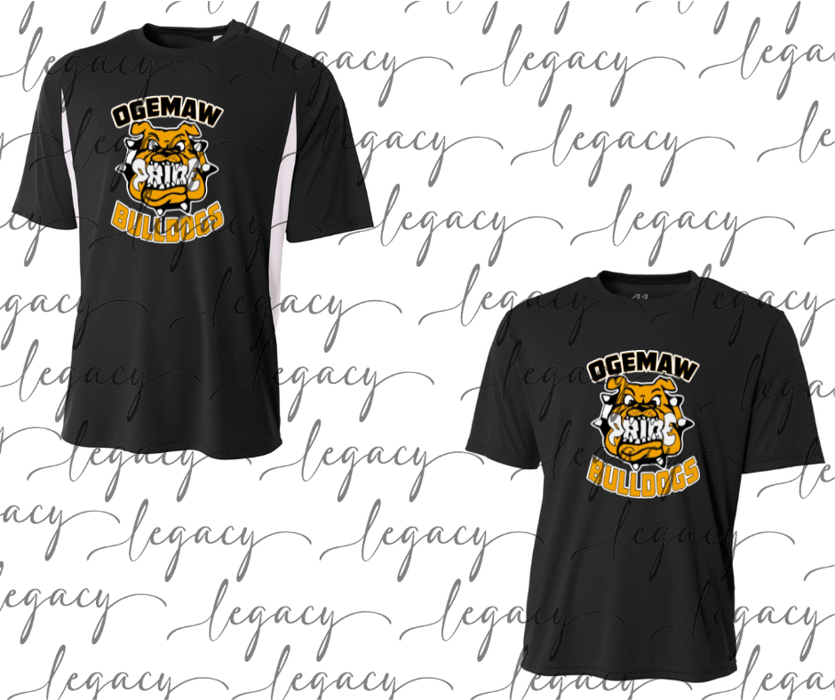 Bulldog Logo Performance Dri Fit Top Options Bulldogs 2025