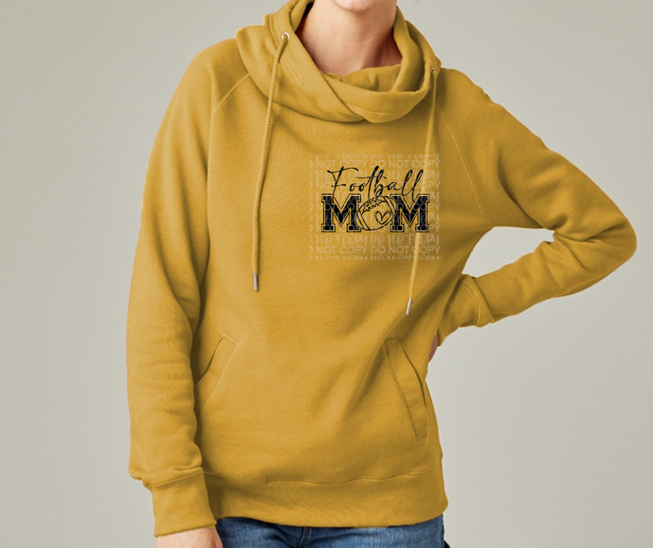 Football Mom Cowl Neck Top Options Falcon Football Ogemaw Browns 2025