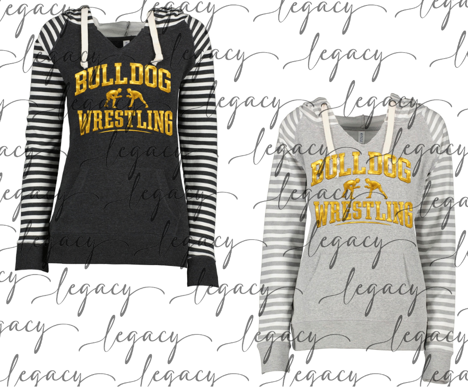 Bulldogs 2025 Gold Foil Striped Sleeves Hoodie Top Options