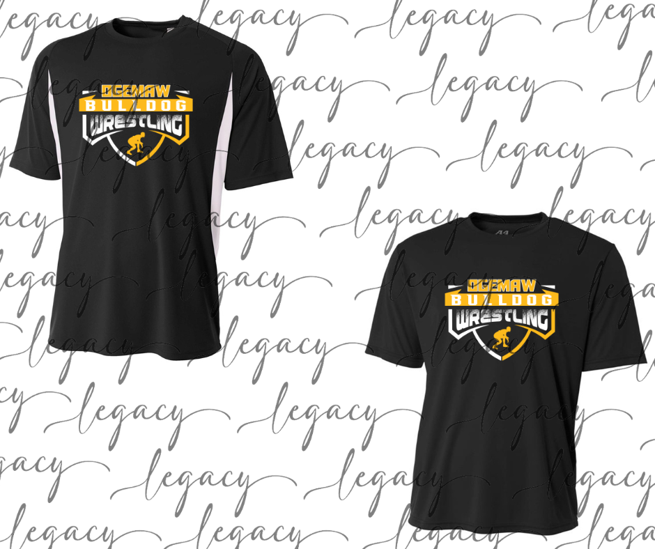 Ogemaw Bulldog Wrestling Wrestler Performance Dri Fit Top Options Bulldogs 2025