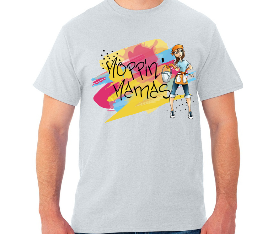 Moppin' Mamas Colorful Tee Option