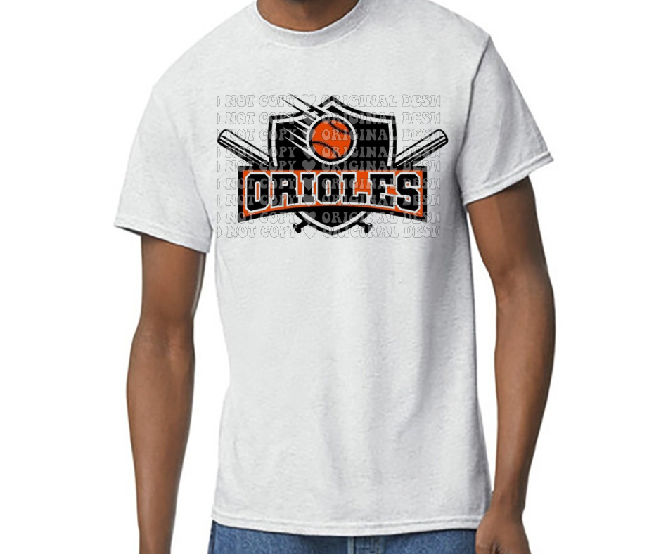 Orioles Shield Baseball Bats