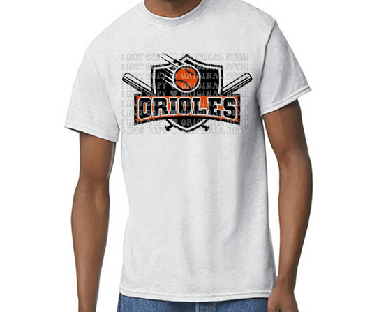 Orioles Shield Baseball Bats