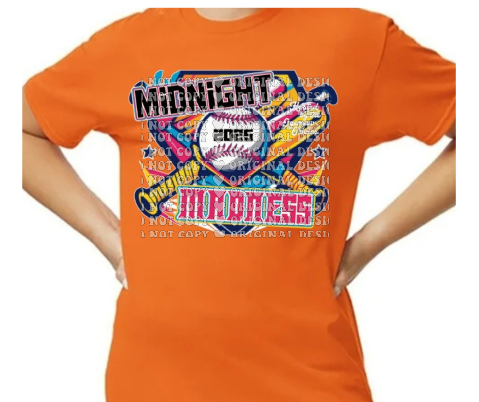 Midnight Madness Bright Tops Baseball MM 2025