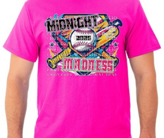 Midnight Madness Bright Tops Baseball MM 2025