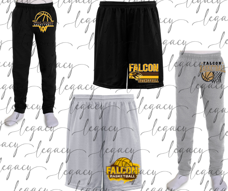 Ogemaw Falcon Basketball Multi Designs Shorts Joggers Falcon Basketball 2025