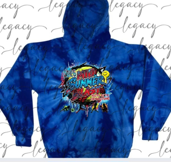 Mid Summer Blast 2026 Colored Hoodie Options