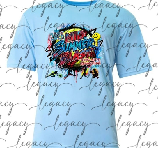 Mid Summer Blast 2026 Colored & Tie Dye Top Options