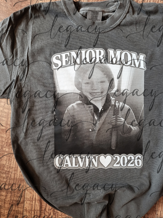 Senior Mom Family Graduate Picture Shirt