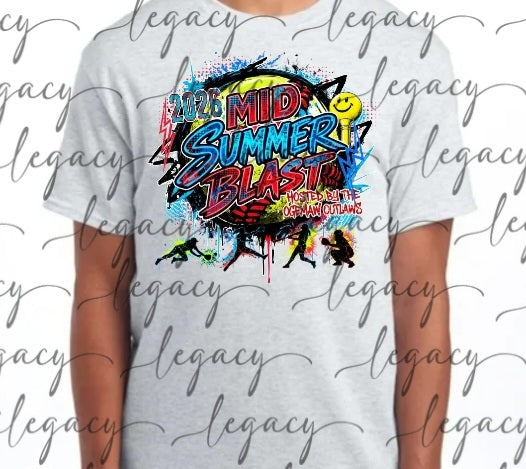 Mid Summer Blast 2026 Colored & Tie Dye Top Options