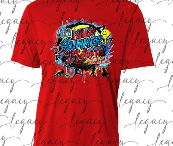 Mid Summer Blast 2026 Colored & Tie Dye Top Options